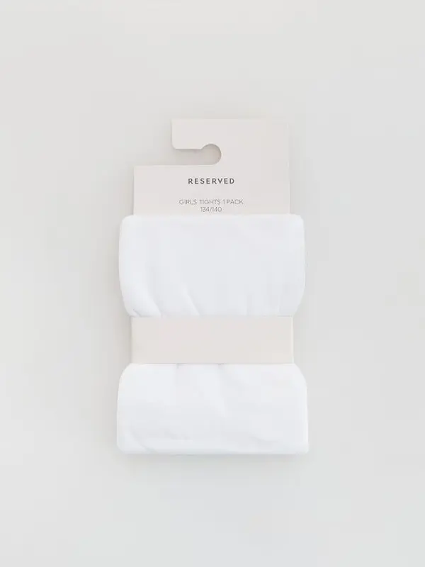 Reserved Reserved - GIRLS` TIGHTS - bijela
