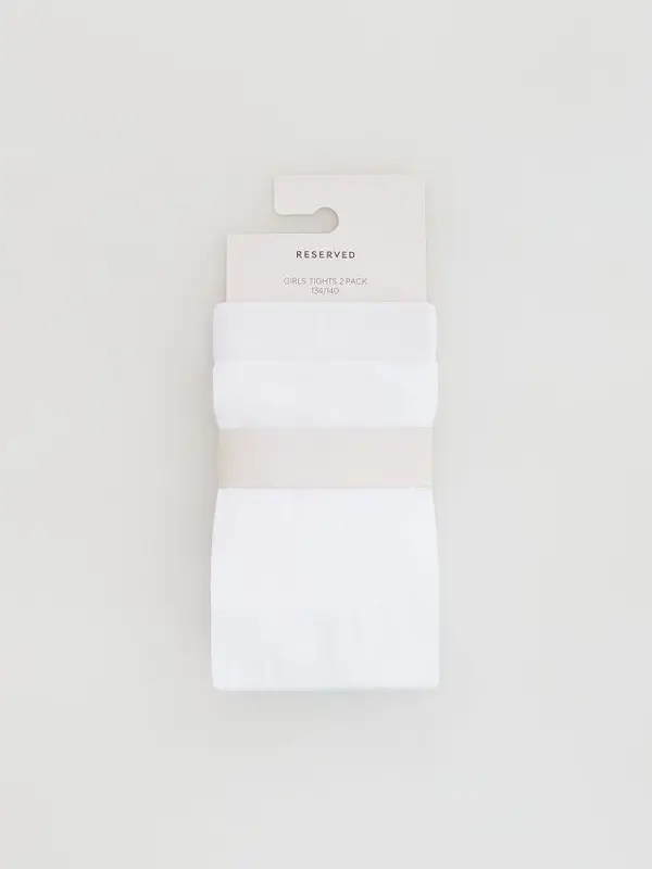 Reserved Reserved - GIRLS` TIGHTS MULTI - bijela
