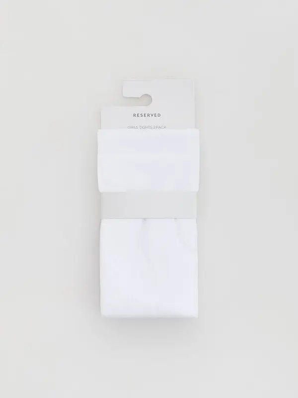 Reserved Reserved - GIRLS` TIGHTS MULTI - bijela