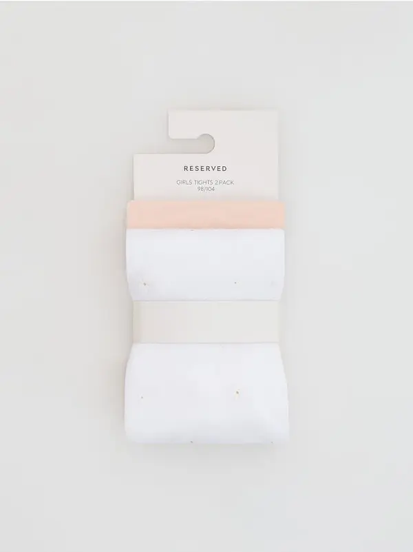 Reserved Reserved - GIRLS` TIGHTS MULTI - bijela