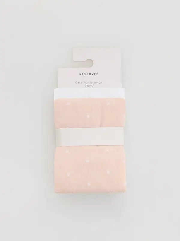 Reserved Reserved - GIRLS` TIGHTS MULTI - bijela