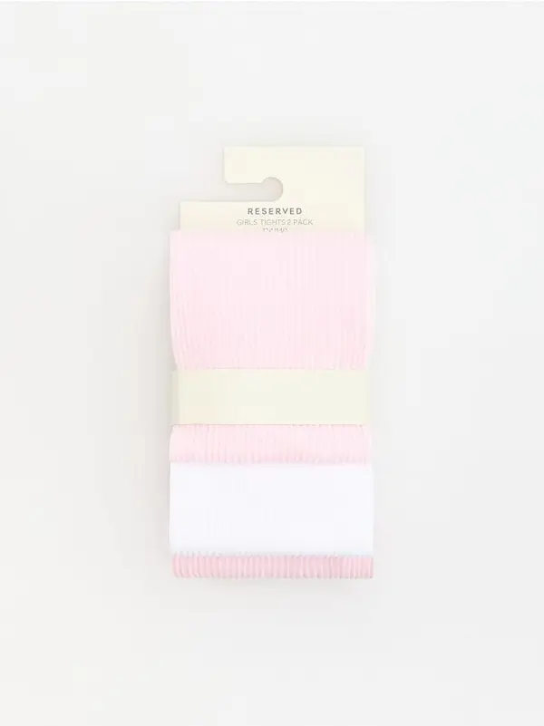 Reserved Reserved - GIRLS` TIGHTS MULTI - bijela