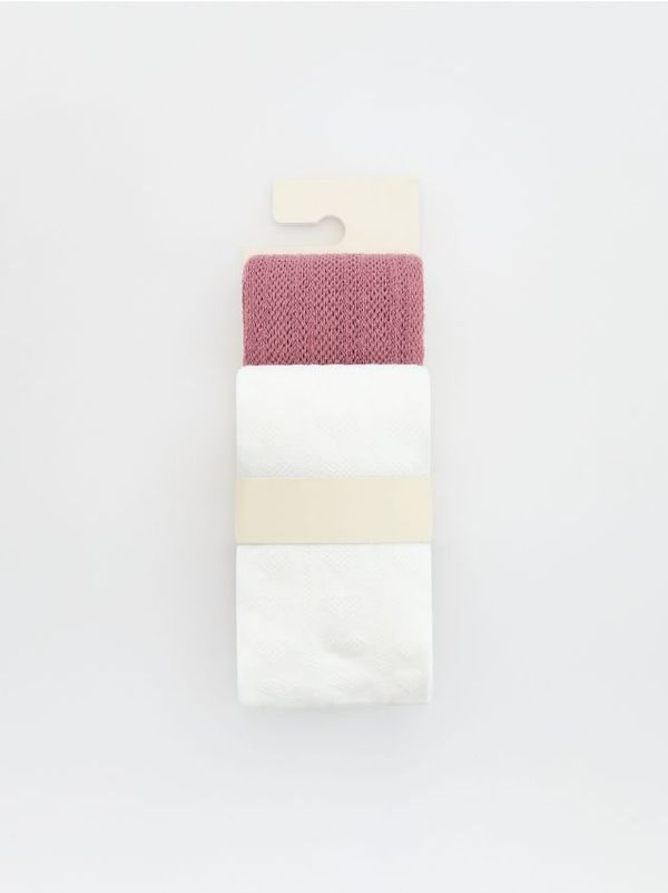 Reserved Reserved - GIRLS` TIGHTS MULTI - krem