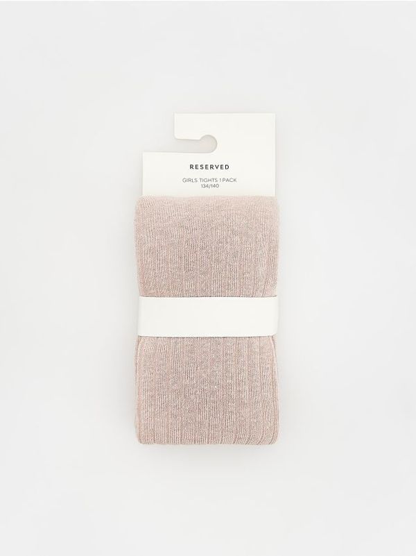 Reserved Reserved - GIRLS` TIGHTS - pastelnoružičasto