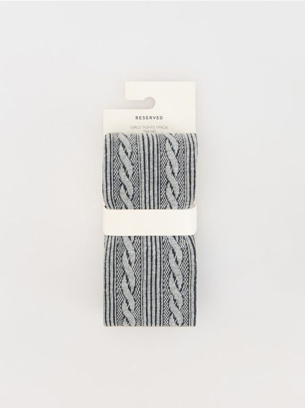 Reserved Reserved - GIRLS` TIGHTS - tamnosivo