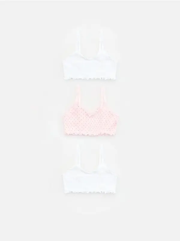 Reserved Reserved - GIRLS` TOP BRA MULTI - bijela