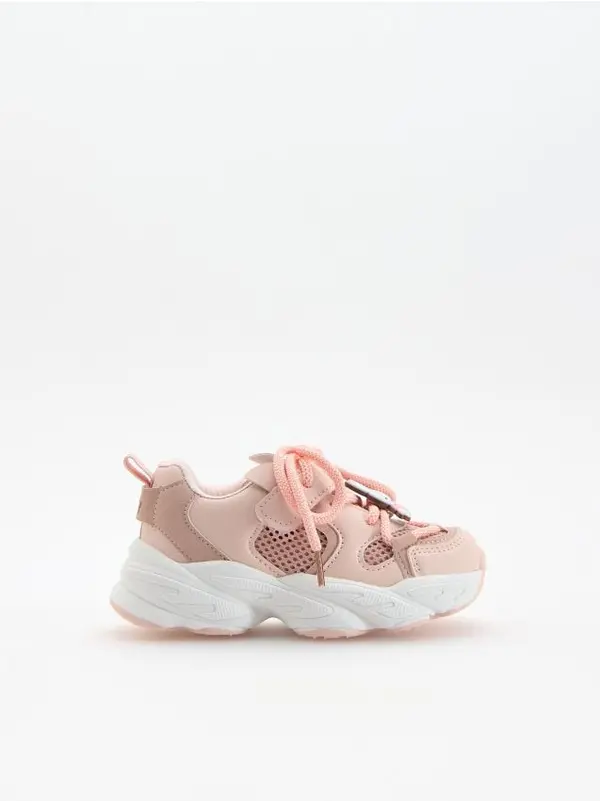 Reserved Reserved - GIRLS` TREKKING SHOES - pastelnoružičasto
