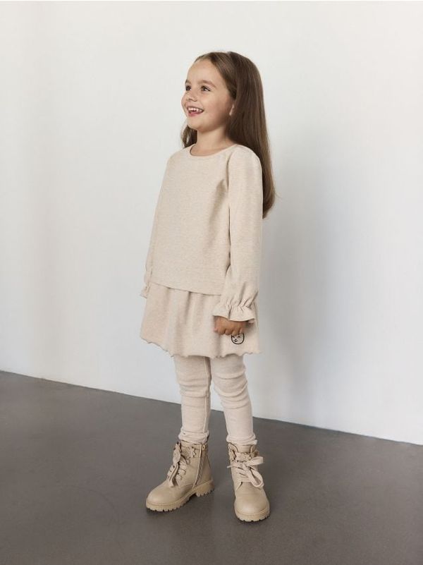 Reserved Reserved - GIRLS` TROUSERS - bež