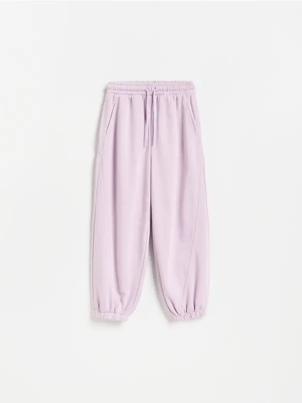 Reserved Reserved - GIRLS` TROUSERS - boja lavande