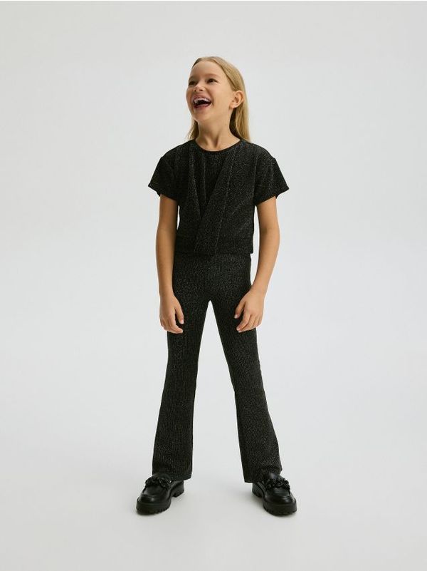 Reserved Reserved - GIRLS` TROUSERS - crno