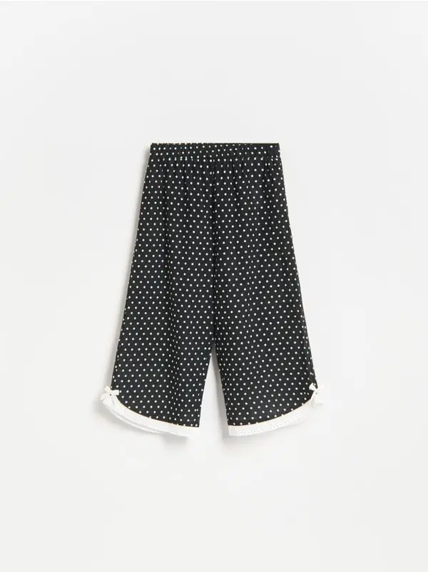 Reserved Reserved - GIRLS` TROUSERS - crno
