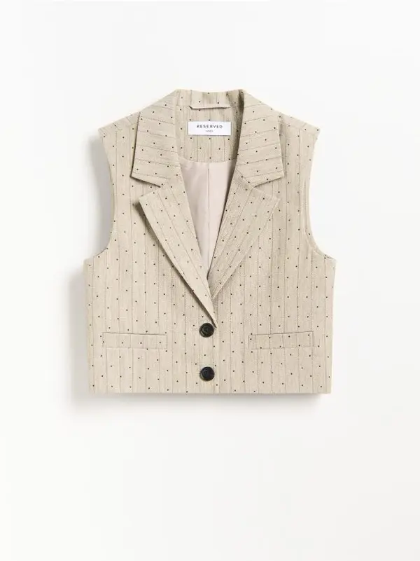 Reserved Reserved - GIRLS` VEST - bež