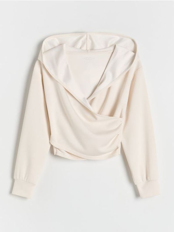 Reserved Reserved - Gornji dio trenirke s kapuljačom - boja kože