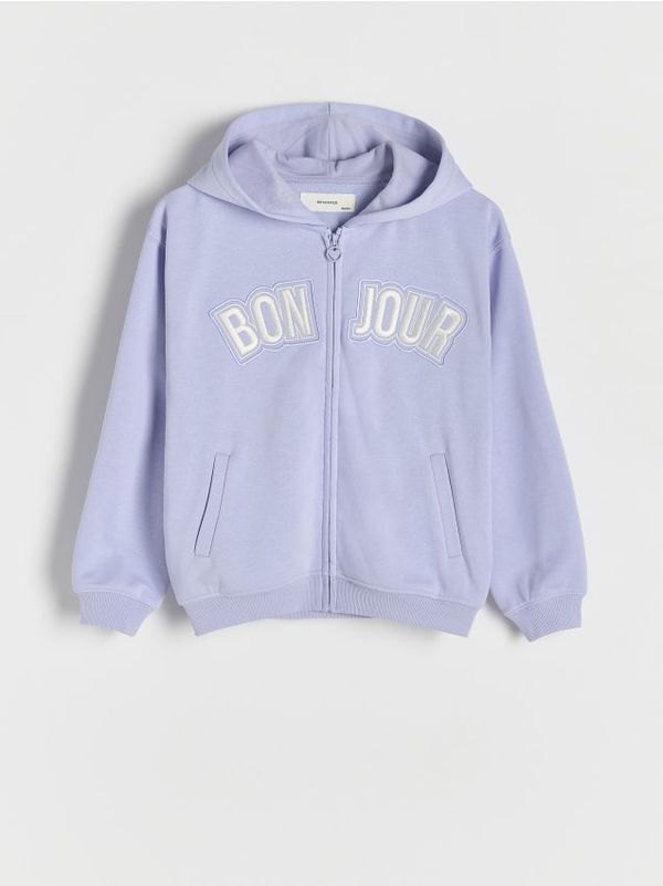 Reserved Reserved - Gornji dio trenirke s kapuljačom - boja lavande