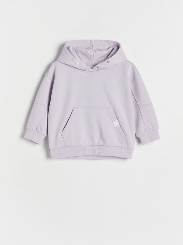 Reserved Reserved - Gornji dio trenirke s kapuljačom - boja lavande