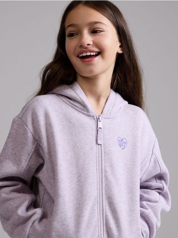 Reserved Reserved - Gornji dio trenirke s kapuljačom - boja lavande