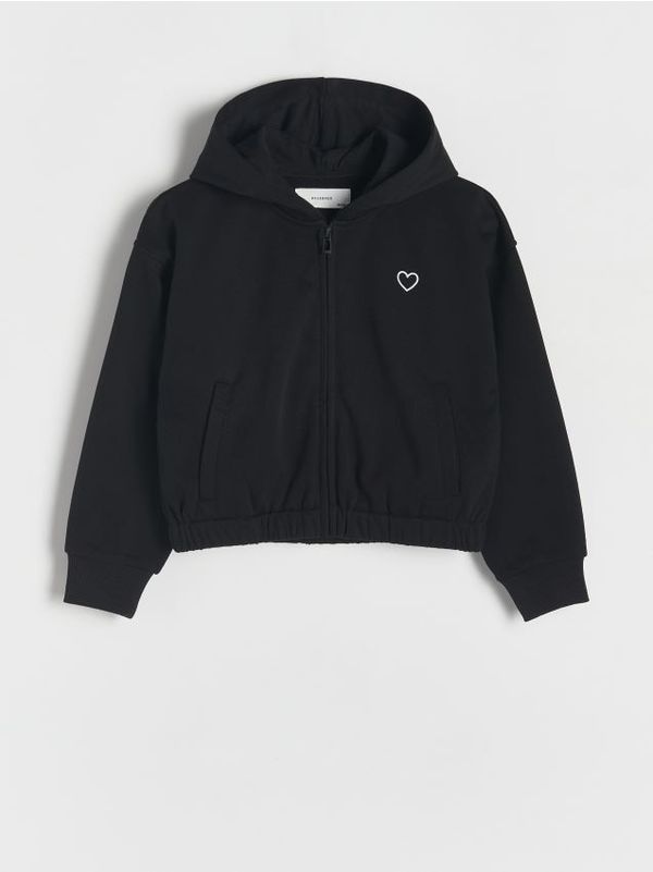 Reserved Reserved - Gornji dio trenirke s kapuljačom - crno