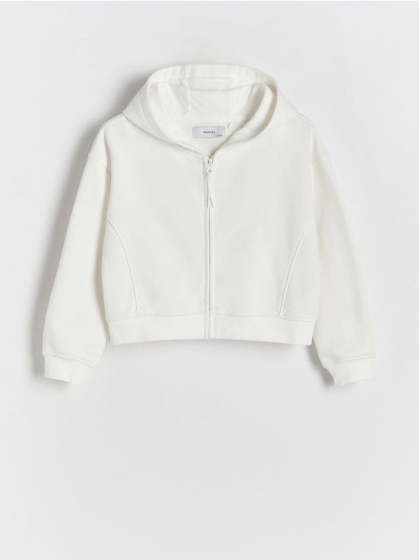 Reserved Reserved - Gornji dio trenirke s kapuljačom - krem