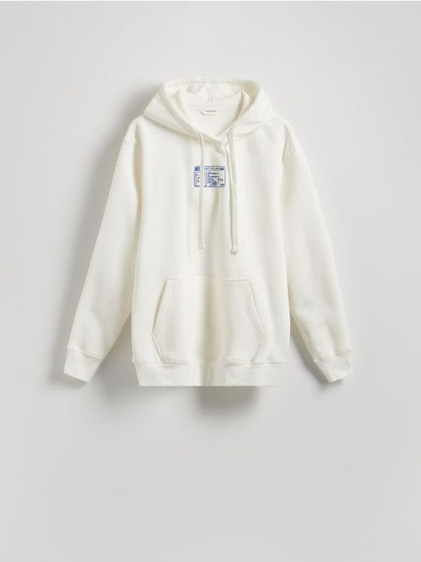 Reserved Reserved - Gornji dio trenirke s kapuljačom - krem