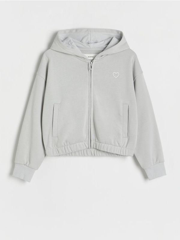 Reserved Reserved - Gornji dio trenirke s kapuljačom - light grey