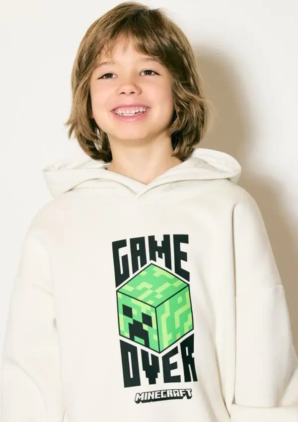 Reserved Reserved - Gornji dio trenirke s kapuljačom Minecraft - krem