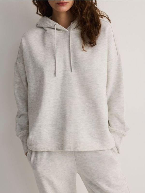 Reserved Reserved - Gornji dio trenirke s kapuljačom - svijetlo siva