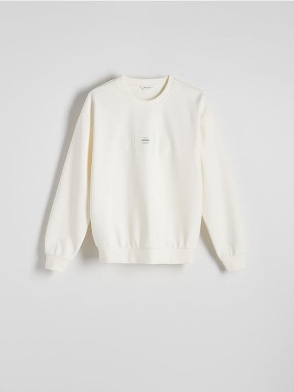 Reserved Reserved - Gornji dio trenirke s našivkom - boja pšenice