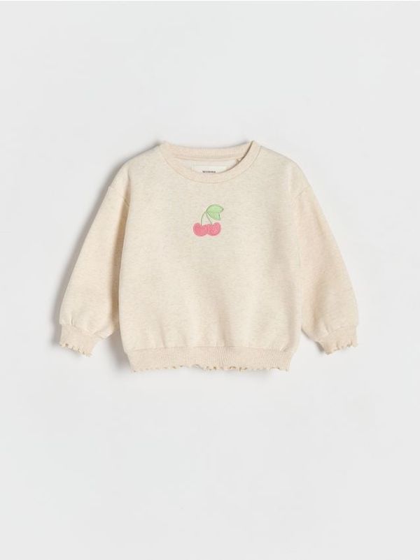 Reserved Reserved - Gornji dio trenirke s vezom - bež