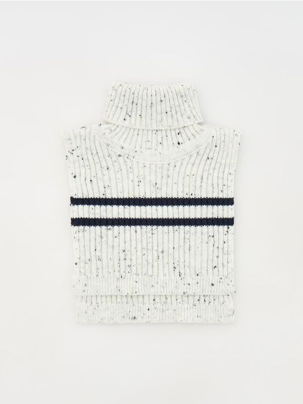 Reserved Reserved - Grijač za vrat od strukturirane tkanine - krem