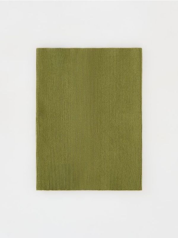 Reserved Reserved - Grijač za vrat od strukturirane tkanine - zelena