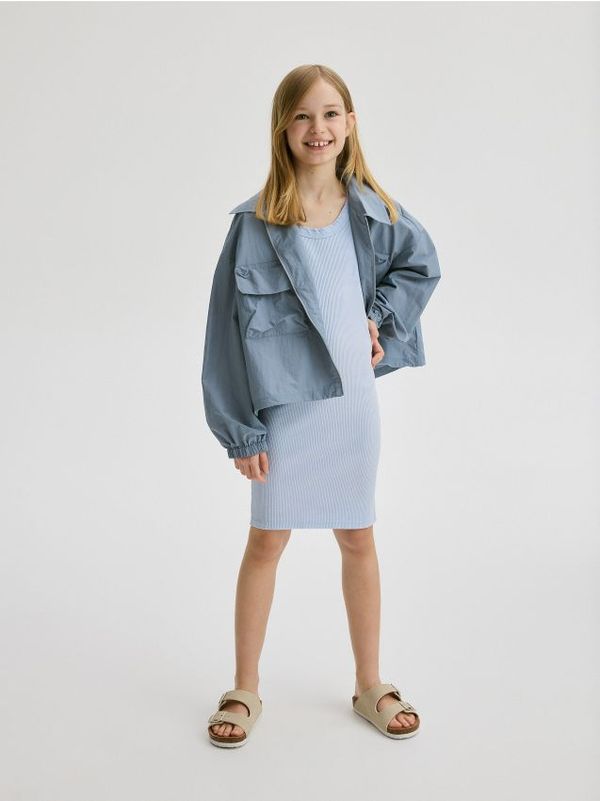 Reserved Reserved - Haljina isprana izgleda - bljedoplavo