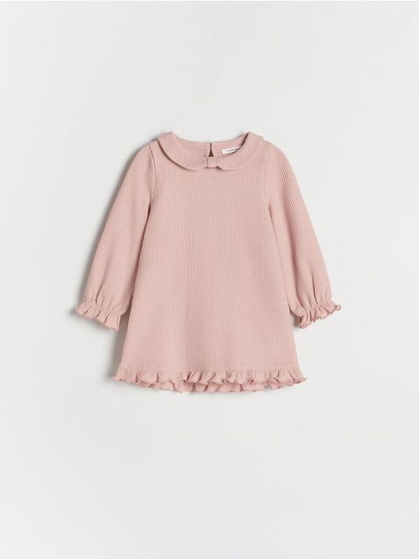 Reserved Reserved - Haljina od žerseja - pastelnoružičasto