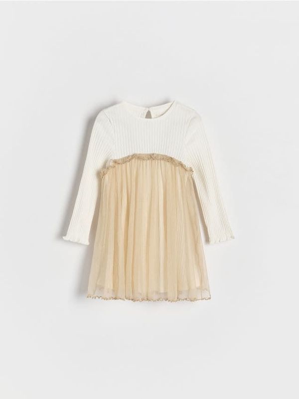 Reserved Reserved - Haljina s donjim dijelom od tila - šaren