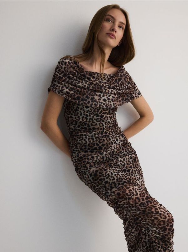 Reserved Reserved - Haljina s leopard uzorkom - šaren