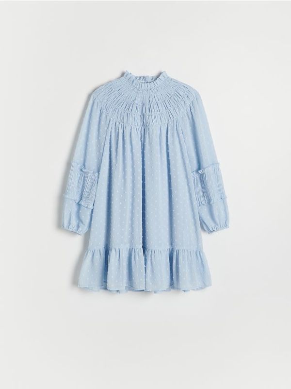 Reserved Reserved - Haljina s uzorkom - bljedoplavo