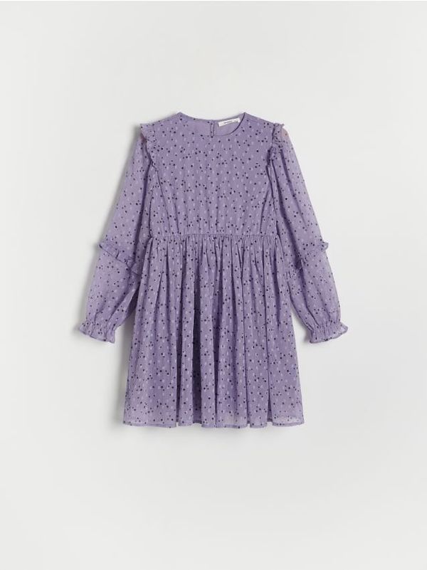 Reserved Reserved - Haljina s uzorkom - ljubičasto