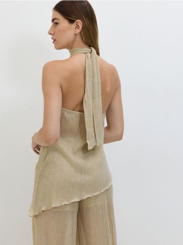 Reserved Reserved - Halter top - boja pšenice