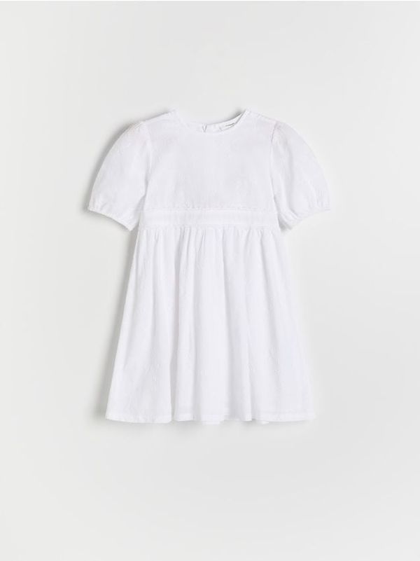 Reserved Reserved - Izvezena haljina - krem