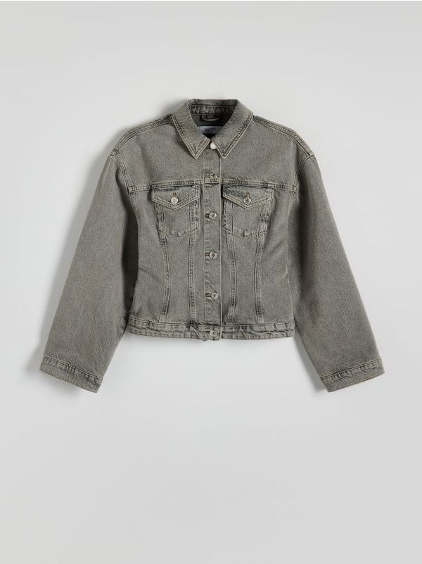 Reserved Reserved - Jakna od trapera - light grey