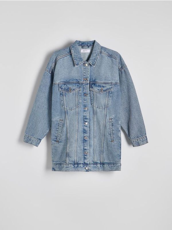 Reserved Reserved - Jakna od trapera - plava