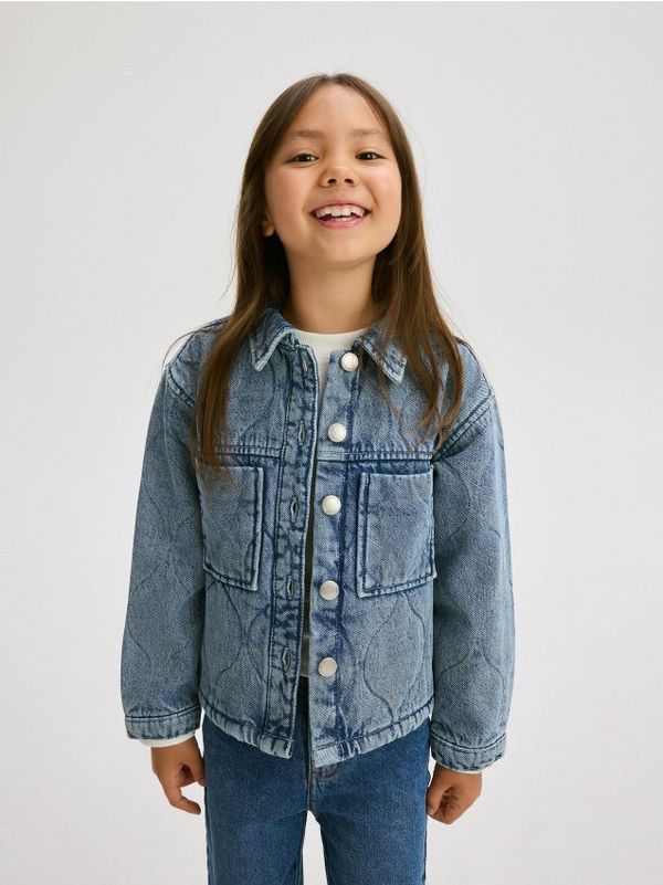 Reserved Reserved - Jakna od trapera - plava