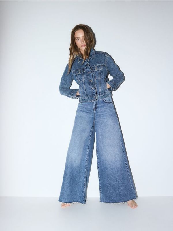 Reserved Reserved - Jakna od trapera - plavo