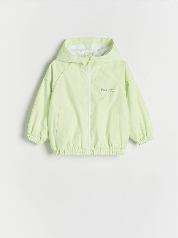 Reserved Reserved - Jakna s kapuljačom - bljedozeleno