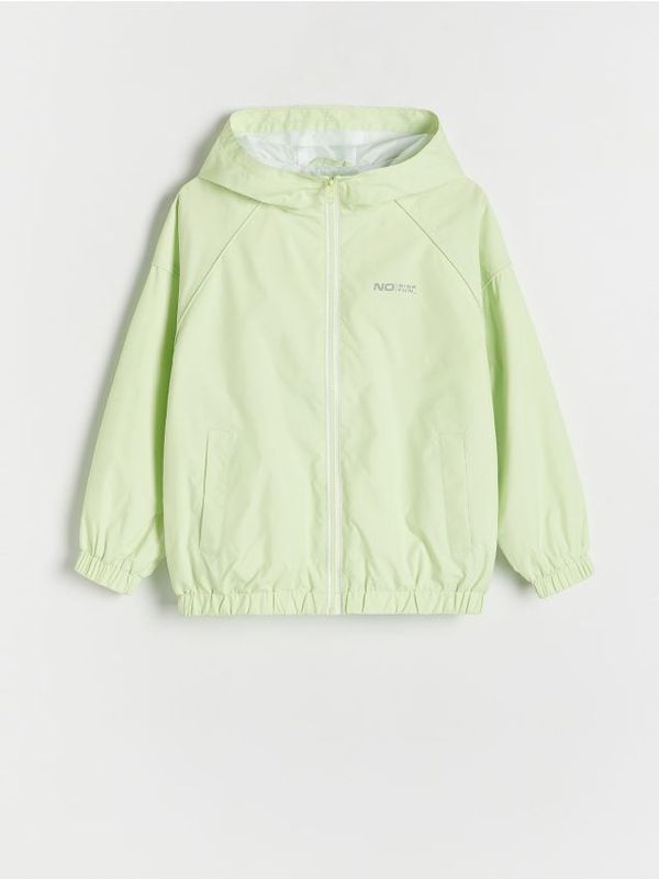 Reserved Reserved - Jakna s kapuljačom - bljedozeleno