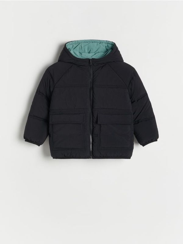 Reserved Reserved - Jakna s kapuljačom - crno