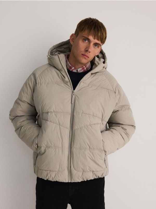 Reserved Reserved - Jakna s kapuljačom - krem