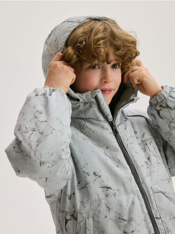 Reserved Reserved - Jakna s kapuljačom - light grey