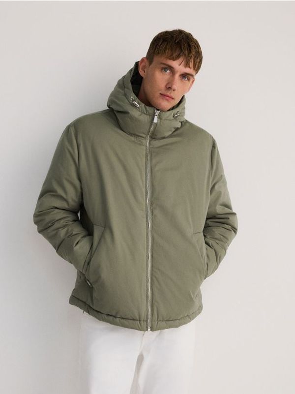 Reserved Reserved - Jakna s kapuljačom - svjetlozeleno