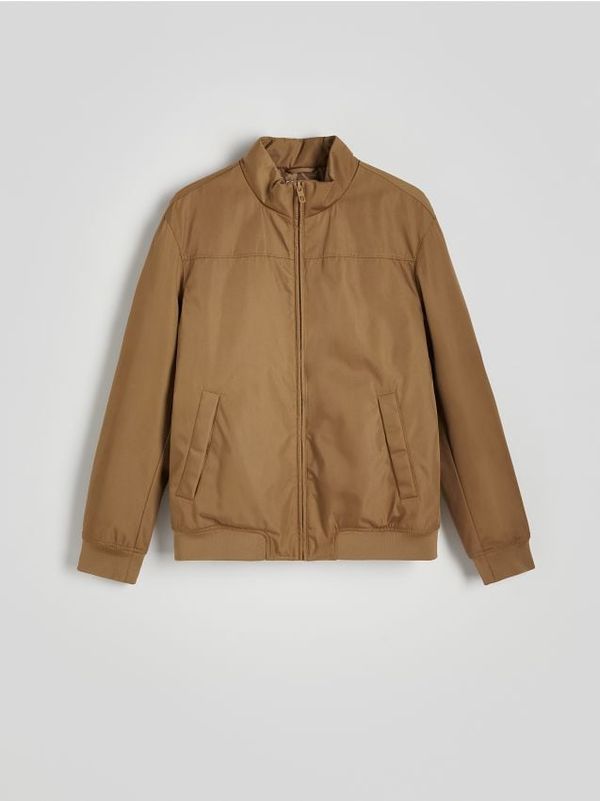 Reserved Reserved - Jakna s podignutim ovratnikom - zlatnosmeđe