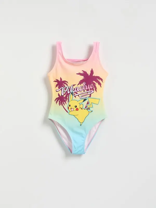 Reserved Reserved - Jednodijelni kupaći kostim Pokémon - šaren